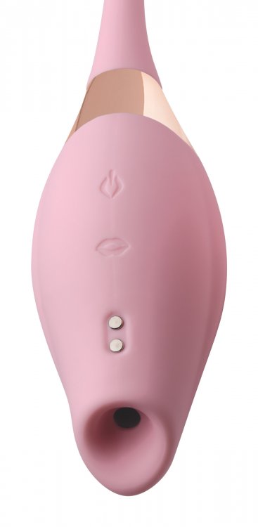 Combine intense G-spot and clitoral stimulation for mind-blo... Inmi - Shegasm 8X Tandem Plus Stimulator - Pink photo-6