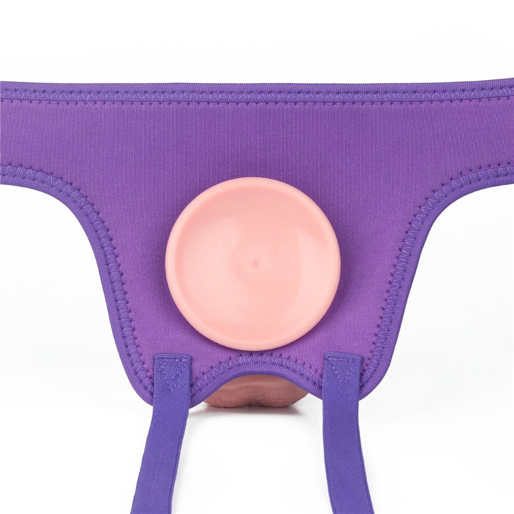 Easy off / Easy on adjustable strap on harness
Designed to f... Lovetoy - Polka Dots Easy Strap-On Harness - Purple photo-8