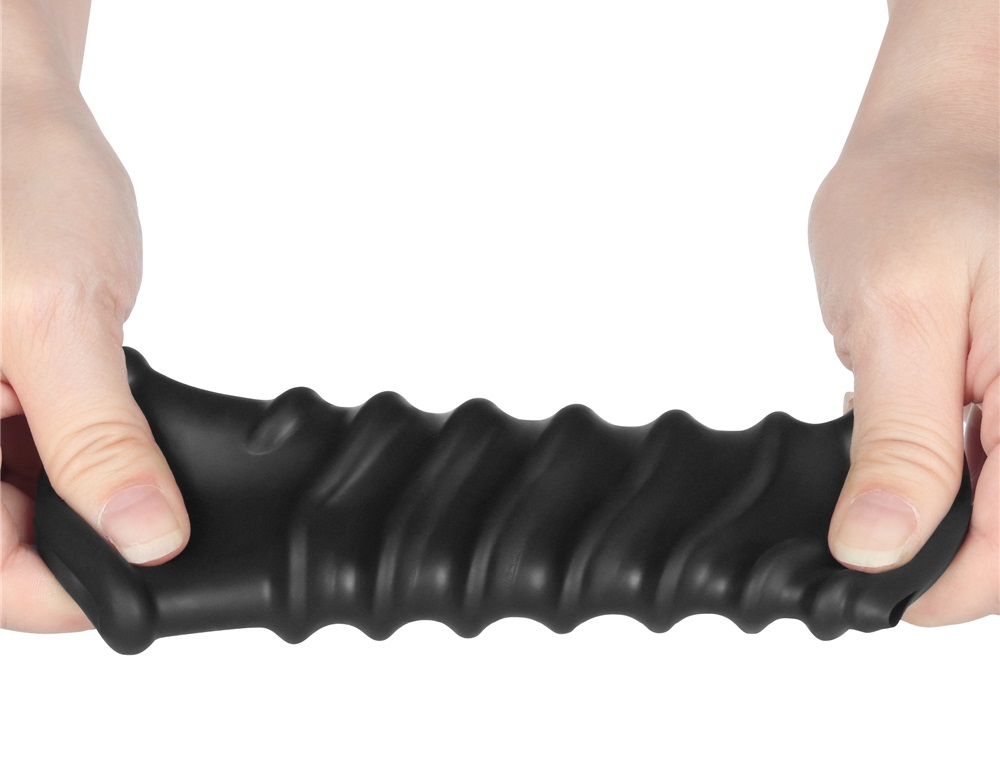 Knights Ring is a great choice for individuals and partners ... Lovetoy - Knights Spiral Vibro Ring - Black photo-2