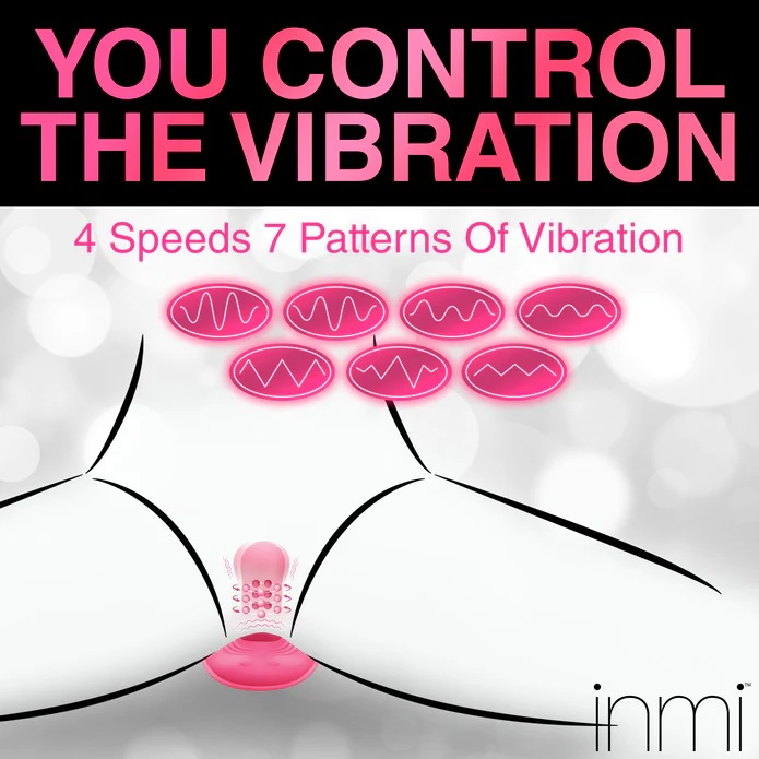 Transform any chair or couch into the perfect, sexy, saddle ... Inmi - Spin 'N' Grind Rotating Vibrator - Pink photo-5