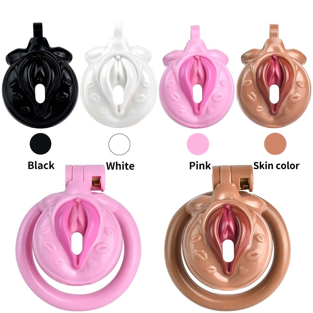 Material: Resin
Cage high: 21mm  ... FAAK - Pussy Resin Chastity Cage 212 45mm - Black photo-6