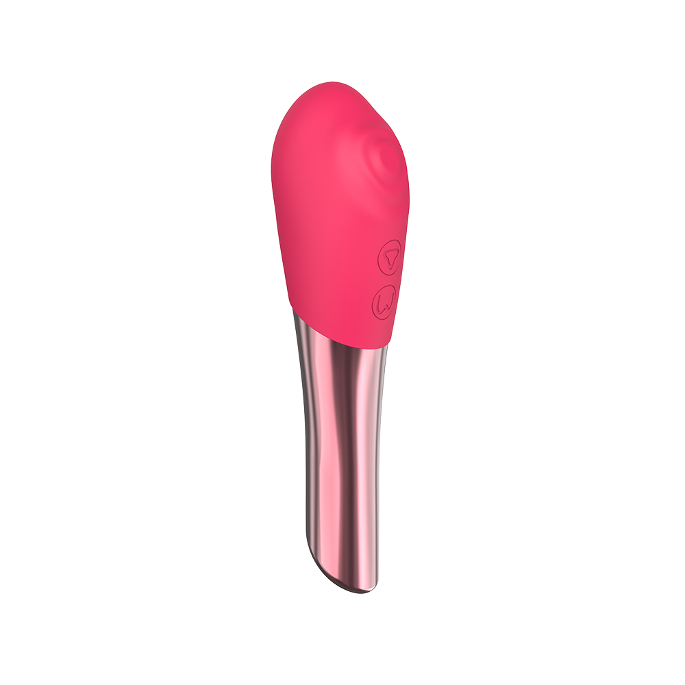 10 Vibration Patterns, 5 Tapping Patterns, Rechargeable, Wat... Chisa - Ador Tapping Clit Stimulator - Red photo-5