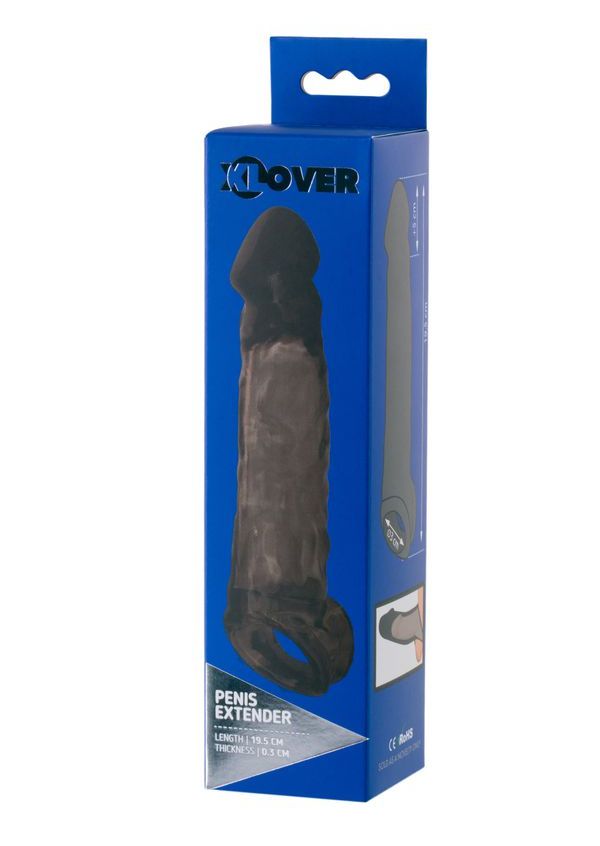 Developed using special technologies, the XLover nozzle will... XLover - Realistic Penis Sleeve - Black photo-10