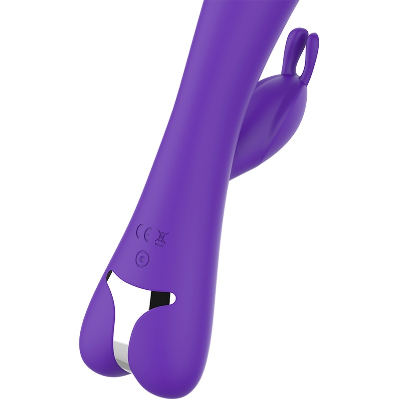Simultaneously stimulates clitoris and vagina. An elegant ra... Mr Boss - Aitor Rabbit Vibe - Purple photo-6