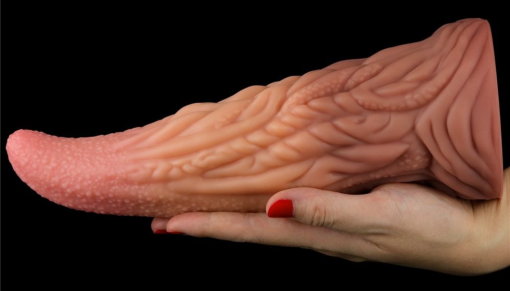 Built to deliver the most lifelike satisfaction, Love Toy du... Lovetoy - 10'' Dual Layered King Sized Tongue photo-7