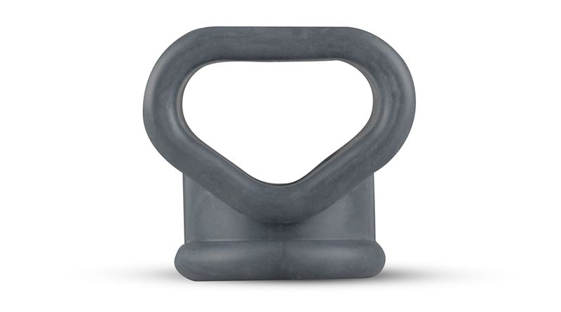 Your manly shapes are ready for every adventure in this Liqu... Boners - Liquid Silicone 2 in 1 Ballstretcher - Grey photo-4