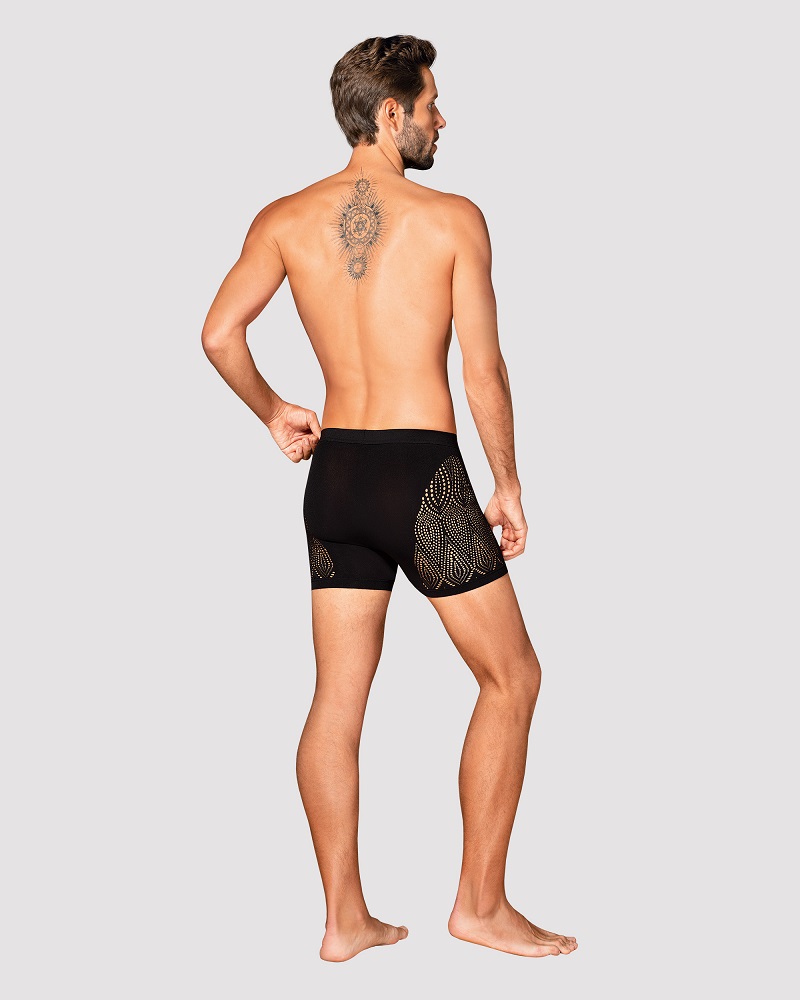 Is classic combined with a bit of spice definitely your styl... Obsessive - M103 Boxers - Black - S/M/L photo-5