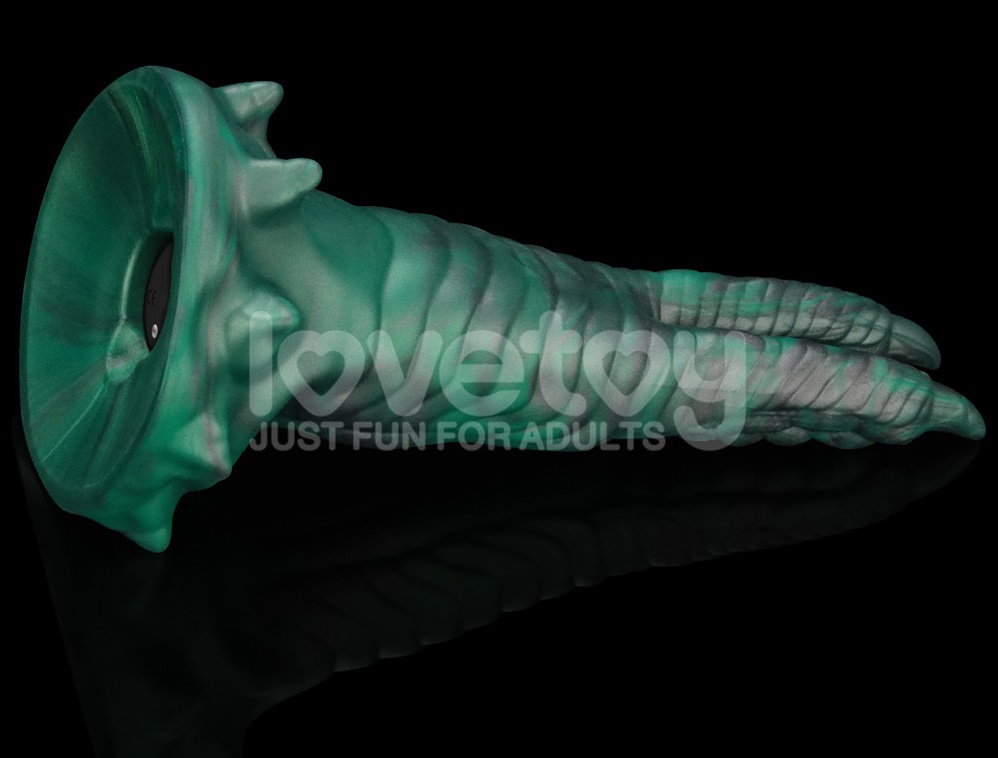 Introducing our uniquely designed fantasy dildo, the Savage ... Lovetoy - Savage Charm Vibro Dildo - Blue photo-8