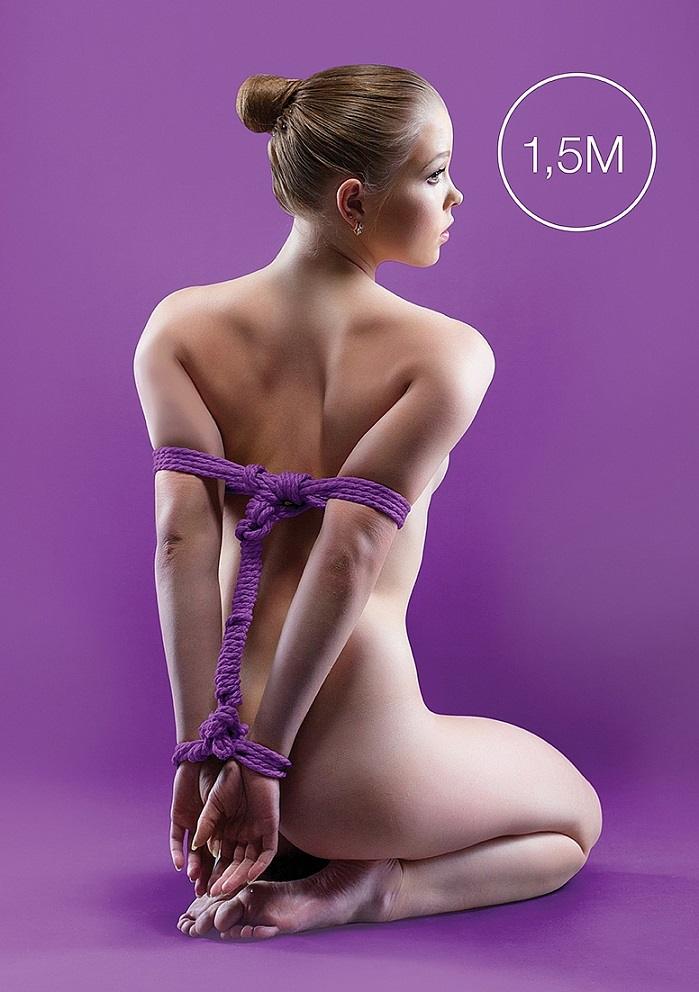 Let your imagination run wild and benefit from the versatili... Ouch - Japanese Mini Rope 1.5m - Purple photo-2