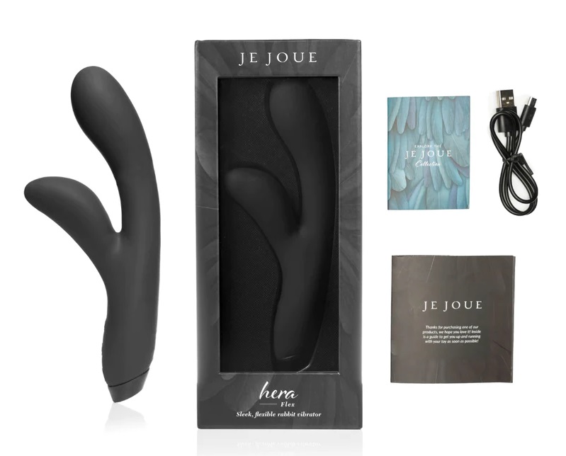 The iconic Rabbit - redesigned for the modern Goddess! Hera ... Je Joue - Hera Flex Rabbit - Black photo-8