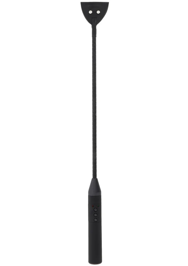 Add drama and discipline with the ELECTROSHOCK RIDING CROP f... Hidden Desire - Extreme Electro Crop - Black photo-3