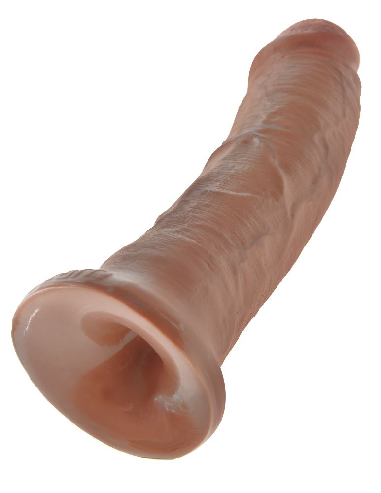 Do you want your first dildo to look and feel just like the ... King Cock - Cock 8″ - Caramel photo-4