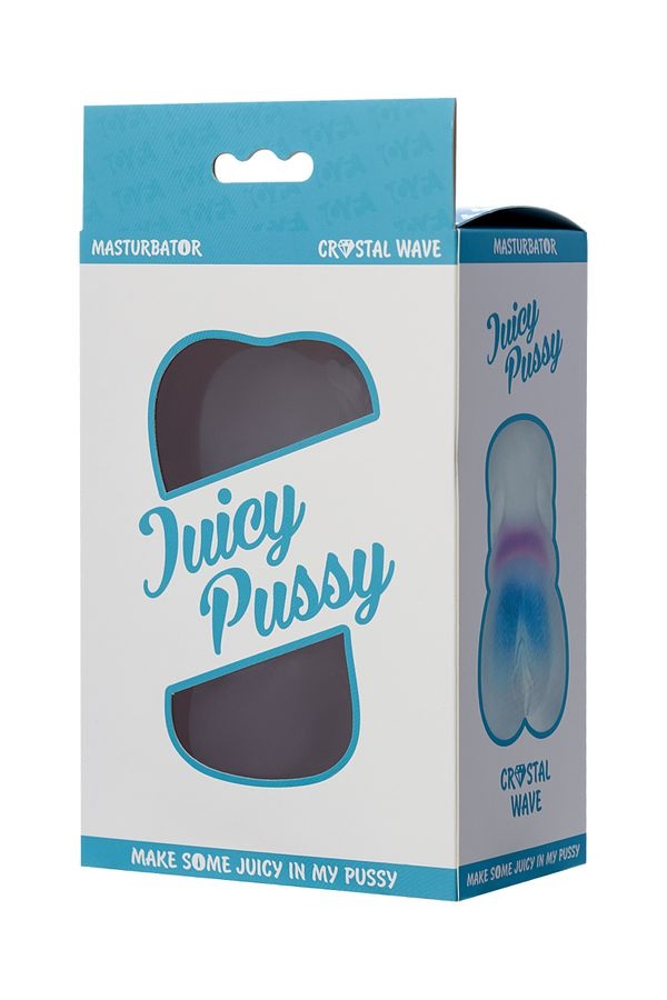 Would you like to be swept by waves of pleasure? Try this th... Juicy Pussy - Crystal Wave Masturbator - Clear photo-11