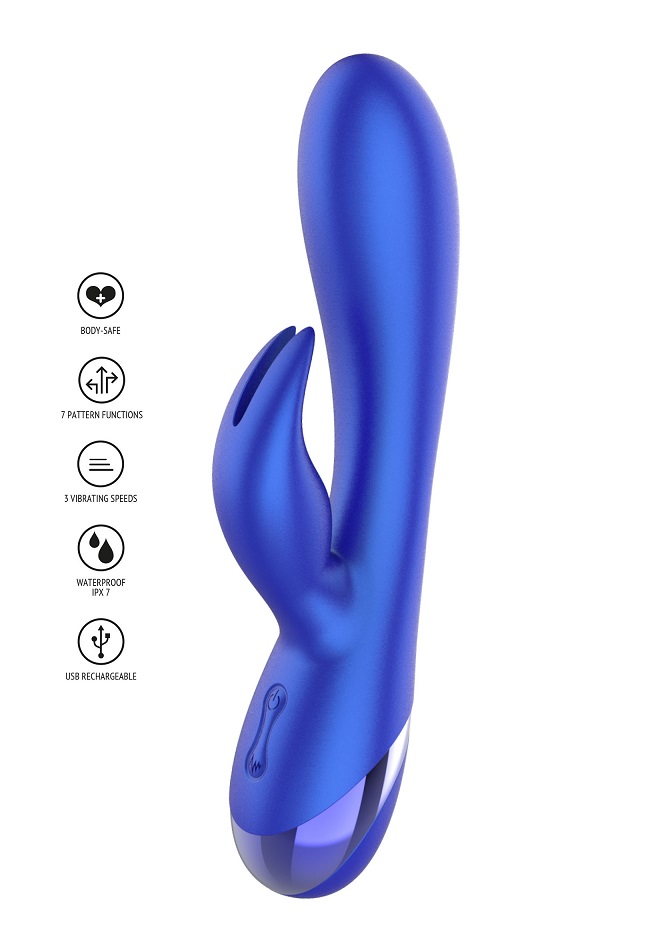 Enjoy unlimited pleasure with Xocoon’s Everlasting Love G-Sp... Xocoon - Everlasting Love Rabbit Vibrator - Blue photo-9