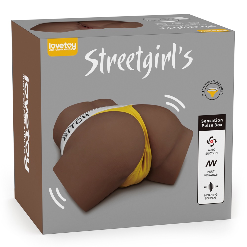 Introducing our exquisitely designed pleasure tool, the Stre... Lovetoy - Streetgirl #15 Sensation Pulse Masturbator 2.7kg - Black photo-18