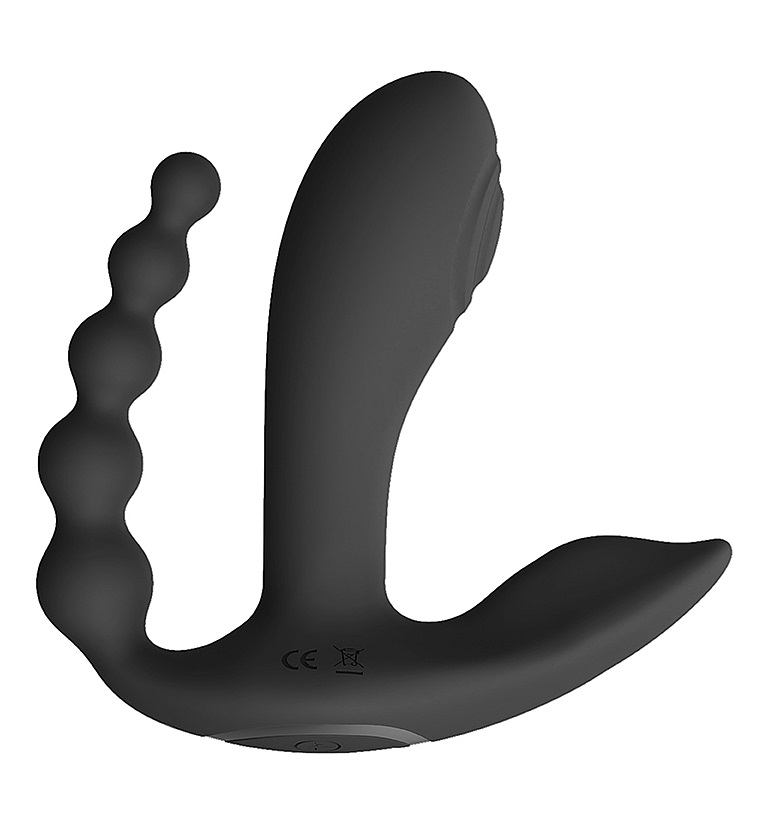 With Three 10-function New Generation F1 Motors and advanced... Vive - Kata Double Vibrator - Black photo-2