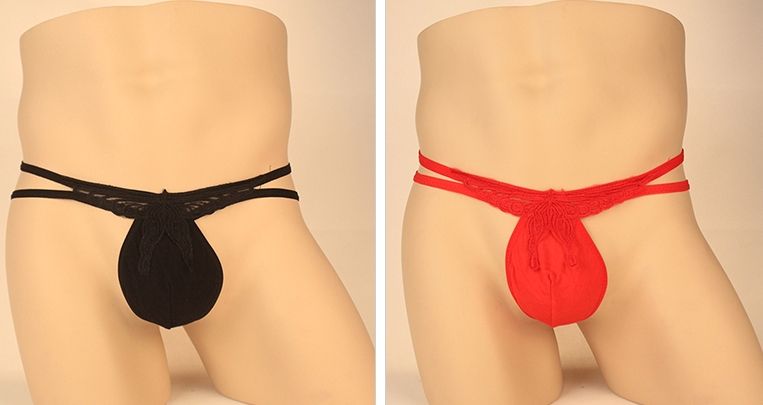 Lycra cotton material is close-fitting and comfortable, with... SB - Thong M130 - Black photo-6