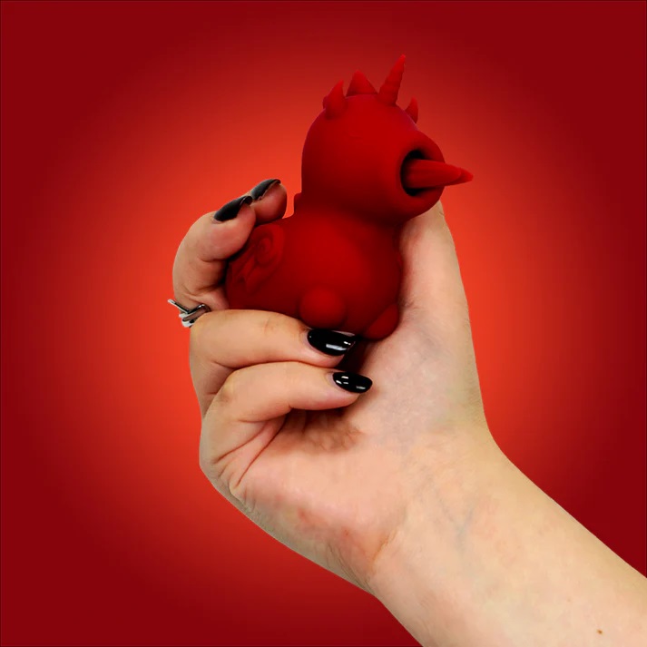 Introducing Blaze Diablo, a new addition to our best-selling... Unihorn - Blaze Diablo Clitoral Vibe - Red photo-2