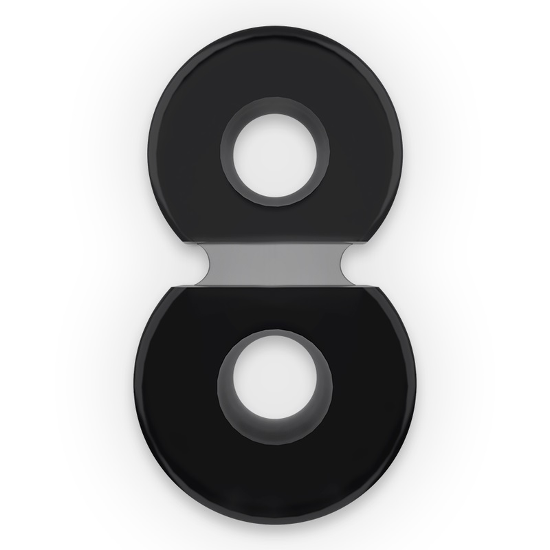 Discover the perfect powering to use between the testicles a... Powering - Super Flexible Resistant Ring PR09 - Black photo-2
