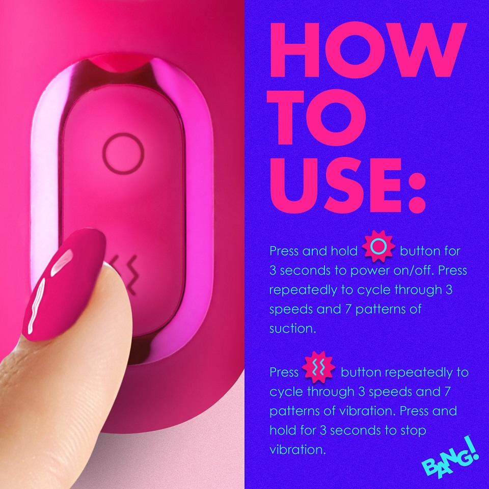 Elevate your pleasure with the G-Spot Rabbit Vibrator. Exper... Bang! - G-Spot Rabbit Vibrator - Pink photo-7
