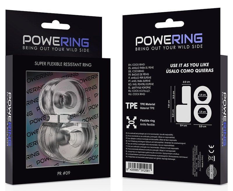 Discover the perfect powering to use between the testicles a... Powering - Super Flexible Resistant Ring PR09 - Clear photo-6