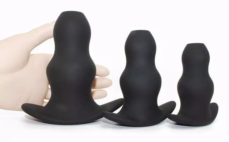 Silicone anal plug hollow
L: 97mm Max Φ: 45mm N.W.: 86g MT - Hollow Anal Plug M - Black photo-8