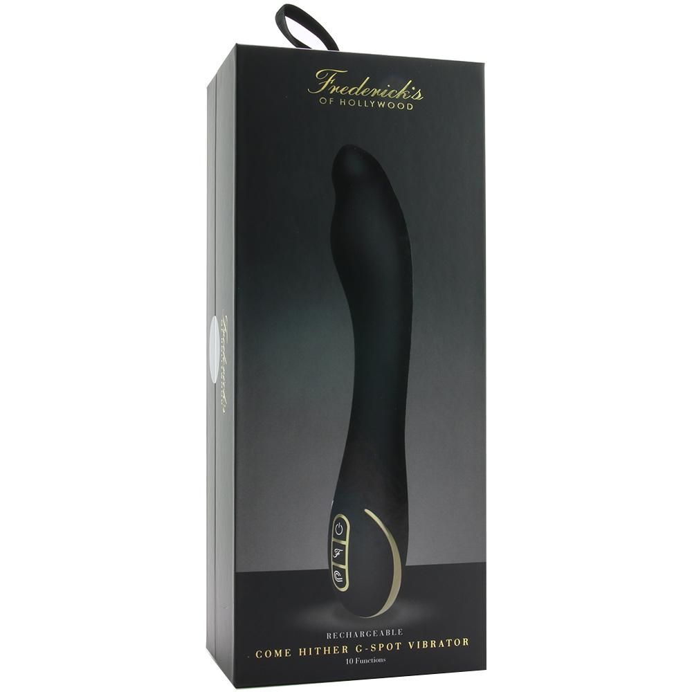 Blending targeted g-spot gyration with ten incredible modes ... FOH - Rechargeable Come Hither G-Spot Vibrator - Black photo-2
