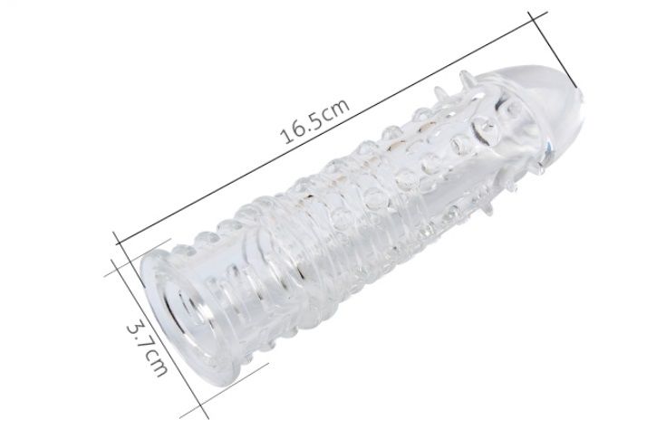 Material:TPE
Product Size:16.5cm, Φ3.7cm
Product Weight:0.08... Chisa - Swirls Sleeve - Clear photo-8