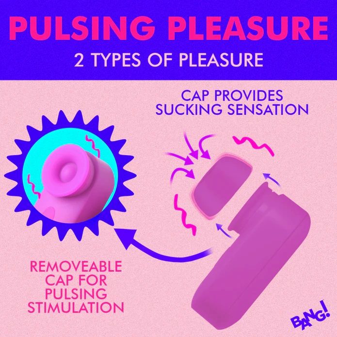 Unveil a new world of discreet pleasure with our mini clit s... Bang! - Mini Clitoral Stimulator - Purple photo-5