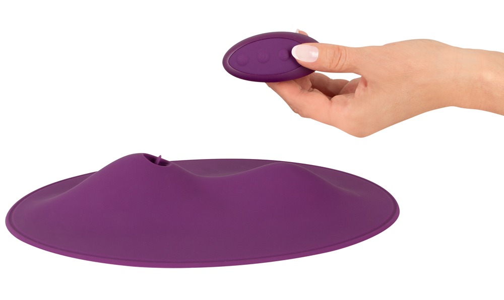 Ride the pleasure waves – now with an additional warming and... Vibepad 2 - Warming Stimulator - Purple photo-2