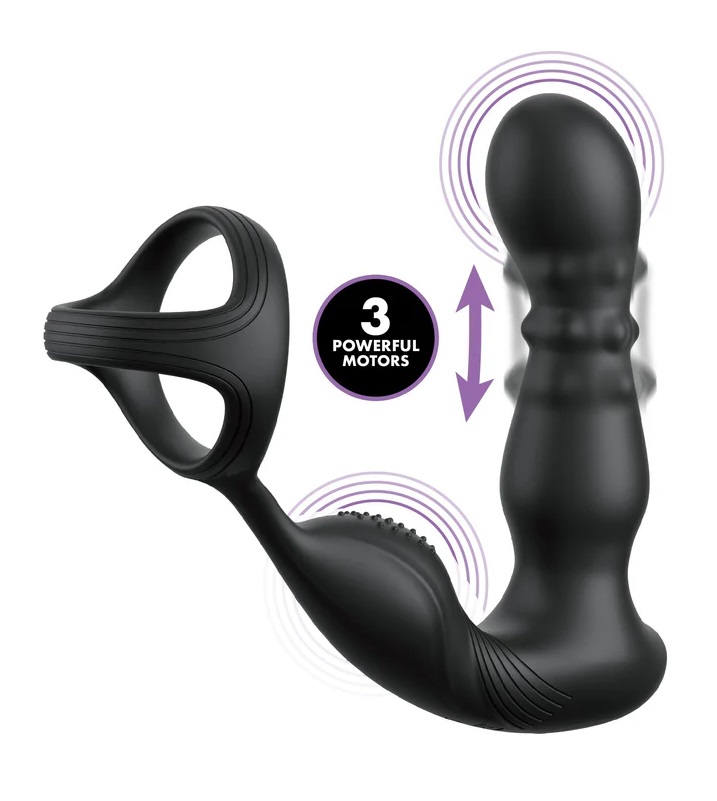 Indulge in the latest innovation in perineum and prostate pl... Pipedream - Ass-gasm Thrusting Prostate Massager - Black photo-2