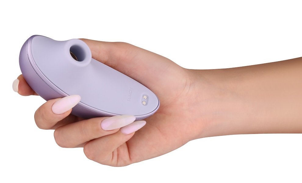 SVAKOM's newest patented technology is excited to show you j... SVAKOM - Pulse Galaxie APP Stimulator w Projector - Metal Lilac photo-2