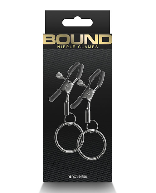 Bound Adjustable Nipple Clamps are for erotic and stimulatin... NS Novelties - Bound C2 Nipple Clamps - Gunmetal photo-3