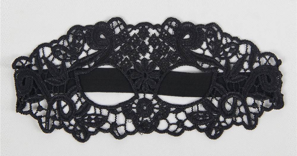 Enchanting Black Lace Eye Mask
Material &n... Ohyeah - Lace Eye Mask - Black photo-2