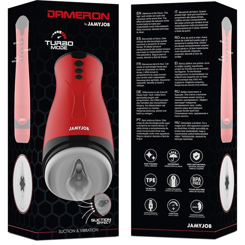 Experience a new level of pleasure with the JAMYJOB Dameron ... Jamyjob - Dameron Vibro Masturbator photo-8