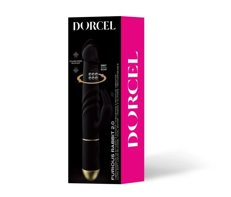 Feel alive and invigorate your sex life with the powerful du... Dorcel - Furious Rabbit 2.0 - Black photo-8