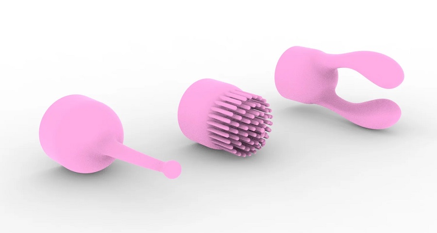 Silicone vibro bullet with 3 attachments
Vibration Modes: 1... Liebe Seele - Bullet Vibrator w Attachment - Pink photo-2