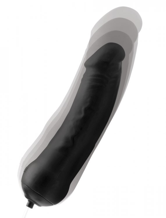 Is there even such a thing as too much dick? Find out the an... TOF - Tom's Inflatable Dildo - Black photo-3