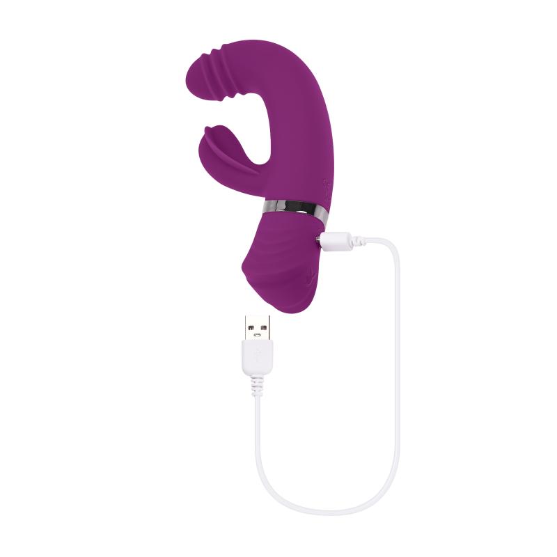 Thanks to the intense tapping rhythms, ranging from mild to ... Playboy - Tap That G-Spot Vibrator - Purple photo-8