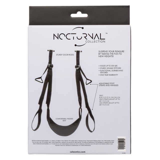 Transform your intimate moments with the Nocturnal Collectio... CEN - Nocturnal Sex Swing - Black photo-6