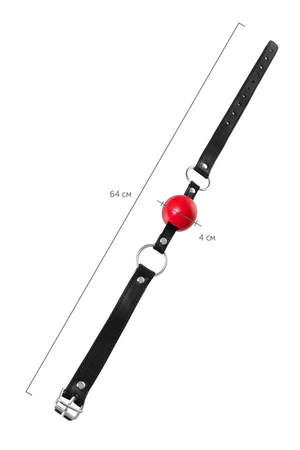The best remedy for chatter in bed is a stylish and daring g... Anonymo - Ball Soft Gag - Red photo-8
