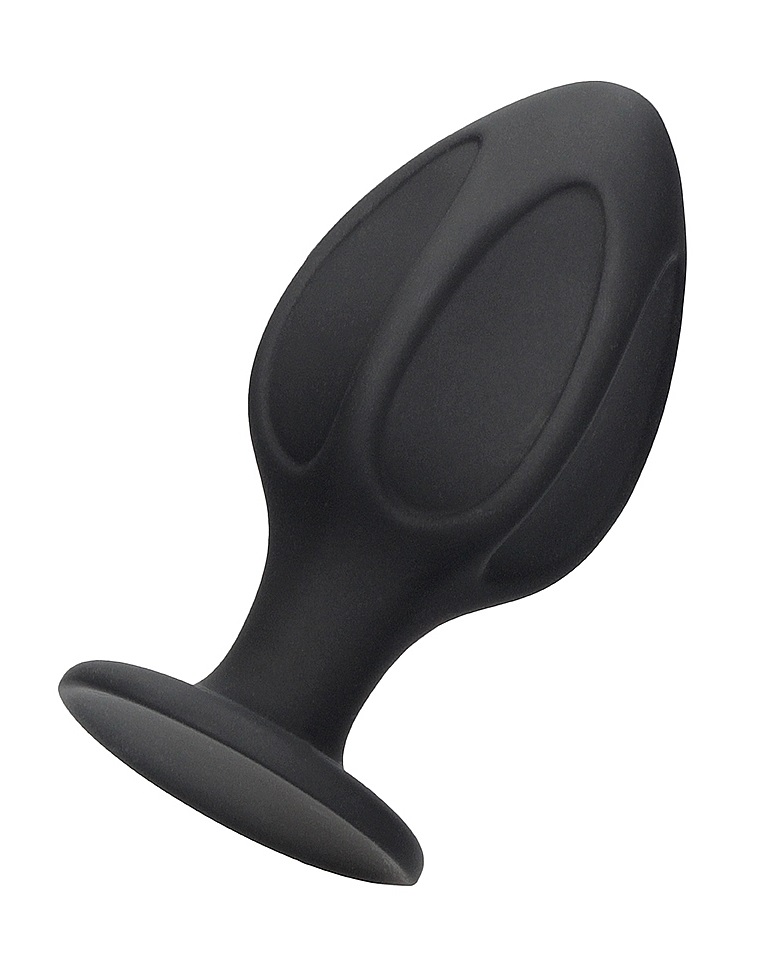 These butt plugs are made of silky soft silicone and is tape... Ouch - Diamond Shape Butt Plug Set - Black photo-5