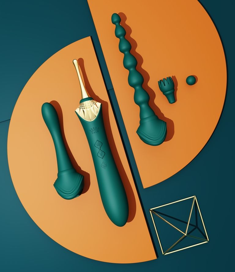 Bess offers the most targeted stimulation thanks to its inno... Zalo - Bess 2 Heating Dual Vibrator - Turquoise Green photo-11