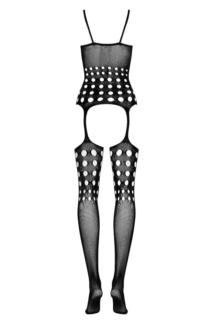 Hot bodystocking!
bodystocking decorated with a round notch... Obsessive - Bodystocking G310 - Black - S/M/L photo-8