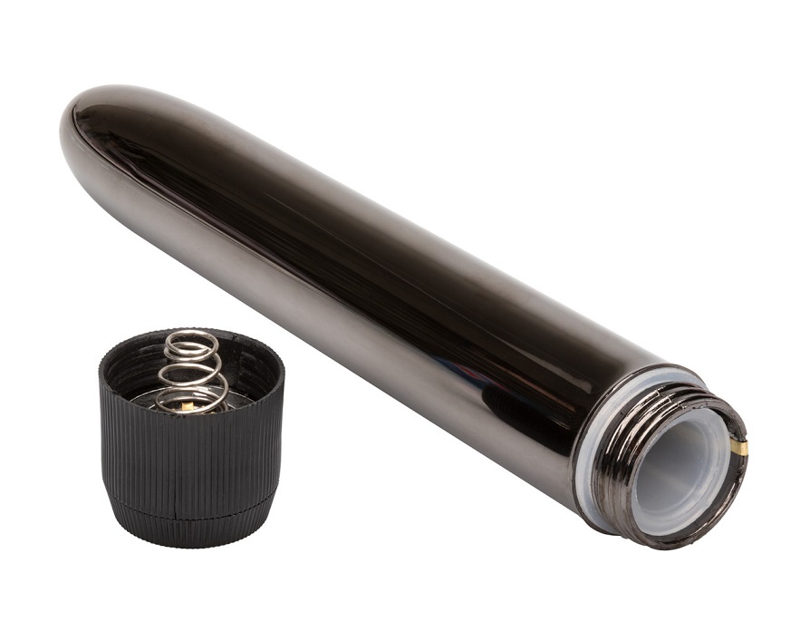 Sexy, sleek, and silver, that’s the COLT Metal - 6.25 CEN - Colt Metal Vibrator photo-5
