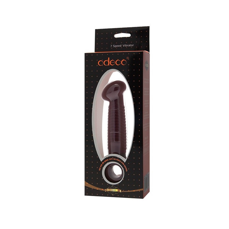 With its water-like curved waves, it will take you to unforg... Odeco - Pan Vibrator - Darkwine photo-2