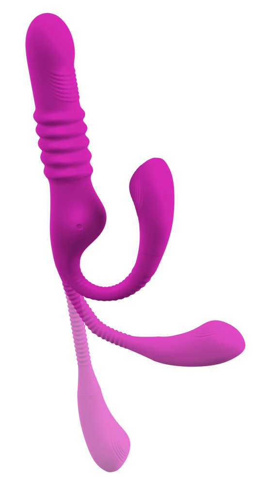 Deep double pleasure!
The flexible 3 Function Vibrator from ... Javida - 3 Function Vibrator - Pink photo-4