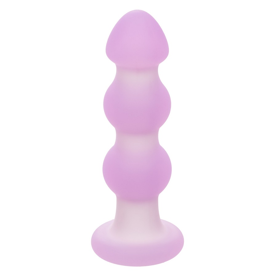 Dive into the depths of pleasure with the Lavender Haze Bead... CEN - Lavender Haze Beaded Vibro Plug - Purple photo-3