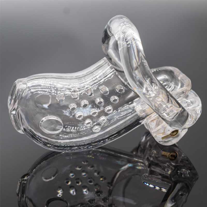Male chastity device - bird cock cage
Total high: 99mm ... FAAK - Long Bird Chastity Cage - Clear photo-6