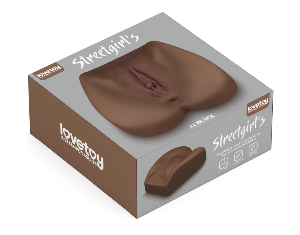 Beautifully designed with a nice spread vagina and sexy pink... Lovetoy - Streetgirl's #1 Masturbator - Brown photo-10